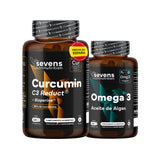Duplo - Cúrcuma  C3 Reduct + Omega 3 Vegetal - Salud Articular y Cardiovascular