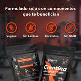 Creatina Monohidratada en Polvo 500g Micronizada Sin sabor