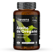 Comprar Aceite de Orégano con AOVE ecólogico y 80% carvacrol de Sevens Nutrition