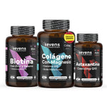 Combinación de nutrientes que ayudan a mejorar la luminosidad, la suavidad y la vitalidad de la piel desde dentro.