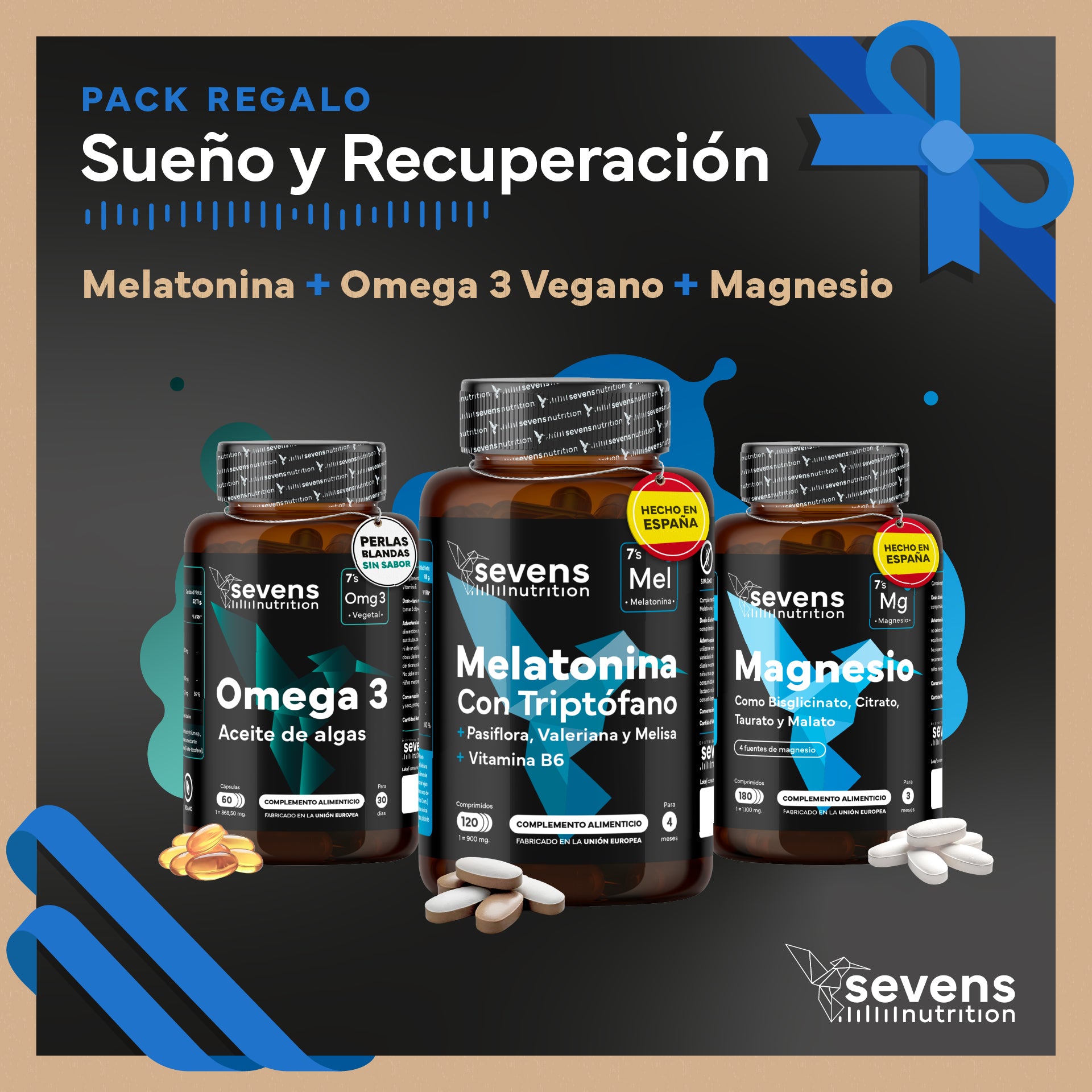 El magnesio apoya la función muscular y puede ayudar a aliviar tensiones al final del día.