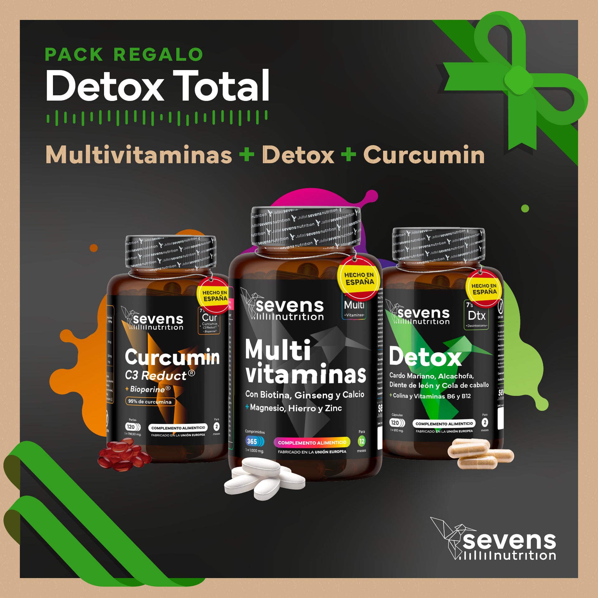 Fibra prebiótica e ingredientes depurativos ayudan a mantener un tránsito más ligero y equilibrado.