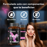 Biotina para el Cabello 10.000 mcg + Zinc + Selenio + B12 -365 Comprimidos (1 año)