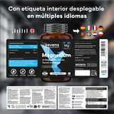 Magnesio Complex 4 en 1 - Citrato, Bisglicinato, Taurato y Malato - 4 Fuentes de Alta Biodisponibilidad - Mejora tu Energía, Rendimiento y Descanso - 180 Comprimidos