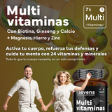 Multivitamins for Fatigue with Magnesium, Ginseng, Iron and Zinc