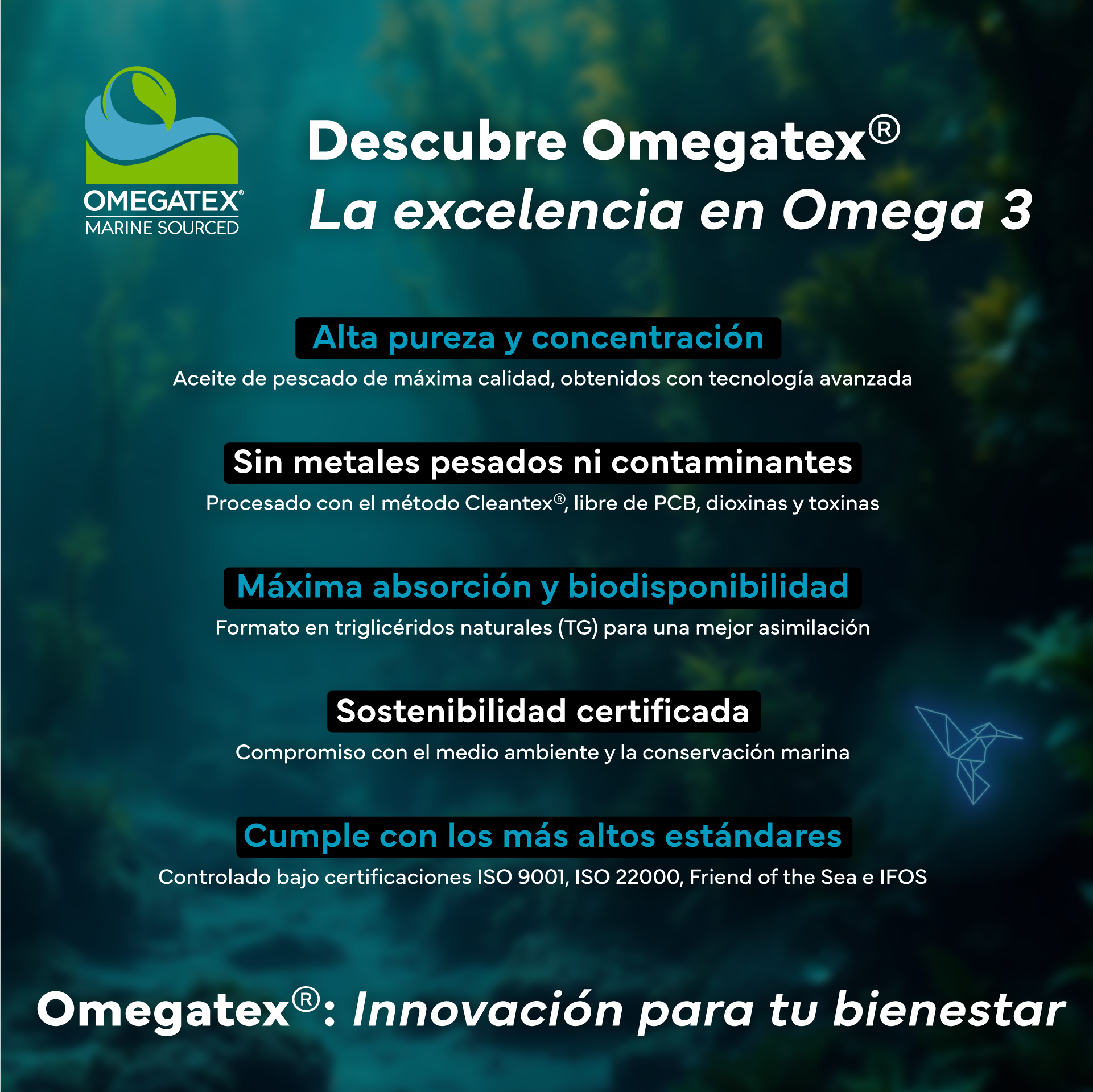 Omega 3 Aceite de Pescado Omegatex®