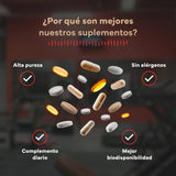 Pack Rendimiento Incluye  Creatina Monohidratada + Magnesio + Multivitaminas