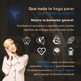 Pack Sueño y Recuperación Incluye  Melatonina + Magnesio + Omega 3 Vegano