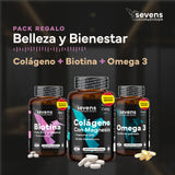 Pack Belleza y Bienestar  Incluye Biotina + Colágeno + Omega 3