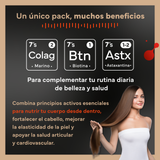 Glow Pack Includes Marine Collagen + Biotin + Astaxanthin