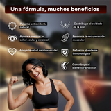 Astaxantina 8 mg Sevens Nutrition para la salud de la piel y los ojos.