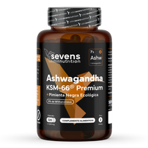 Ashwagandha Sevens Nutrition, suplemento natural para el estrés y la calma