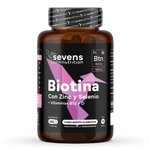 Comprar biotina Sevens Nutrition, suplemento natural para cabello, piel y uñas