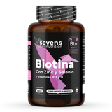 Comprar biotina Sevens Nutrition, suplemento natural para cabello, piel y uñas