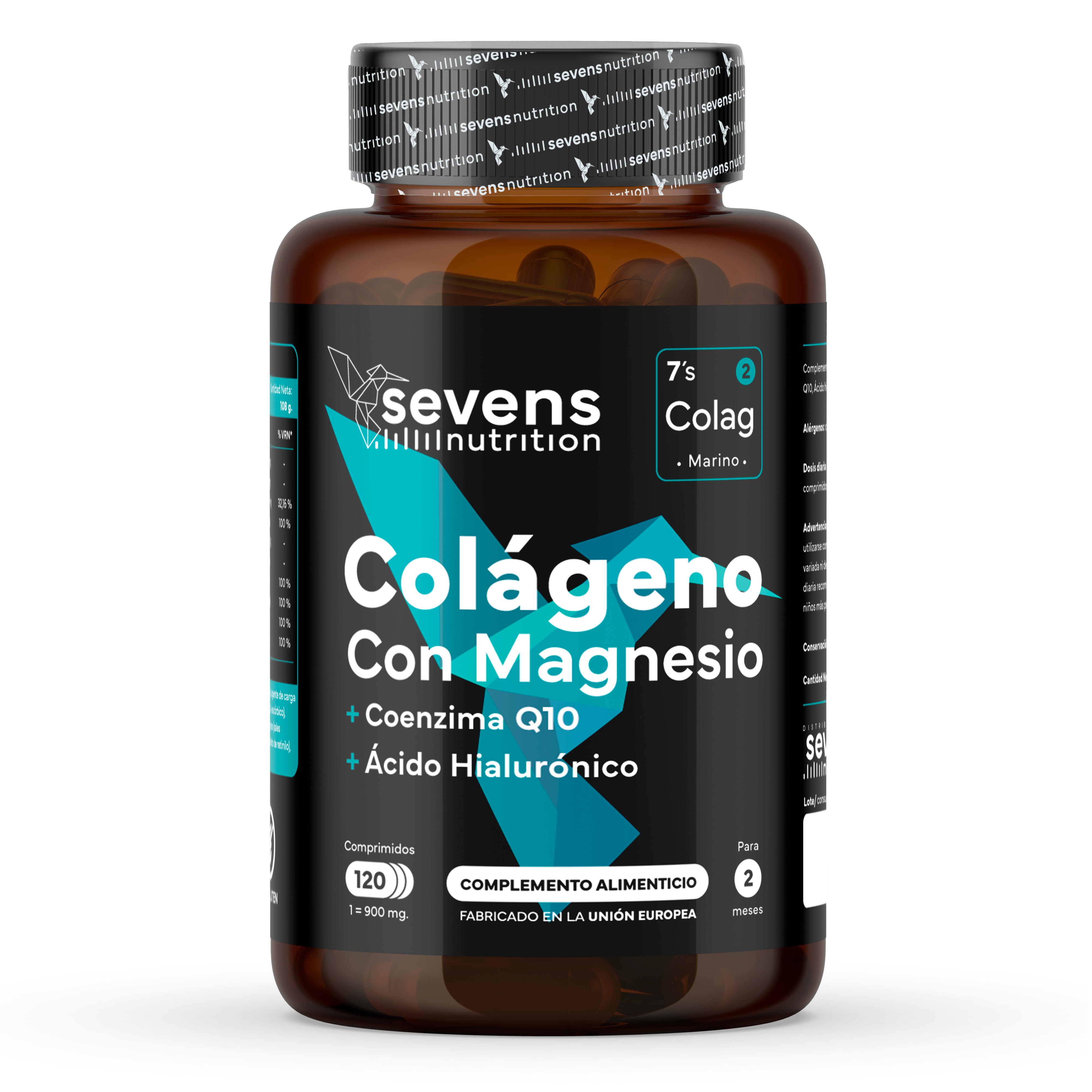 Colágeno Marino Sevens Nutrition, suplemento natural para la piel y las articulaciones