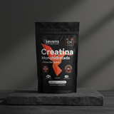 Suplemento de creatina pura que mejora la energía y la potencia muscular