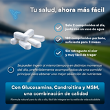 Fórmula completa con glucosamina, condroitina y boswellia para las articulaciones Sevens Nutrition