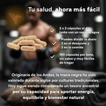 Maca Negra Sevens Nutrition para líbido, energía y rendimiento físico