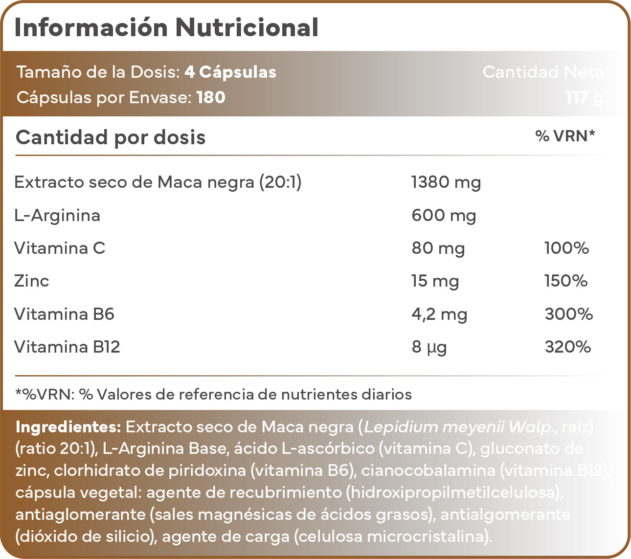 Comprar suplemento natural para líbido, energía y vitalidad