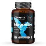 Magnesio Sevens Nutrition con bisglicinato, malato, citrato y taurato