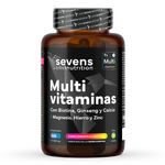 Multivitaminas Sevens Nutrition con vitaminas y minerales esenciales