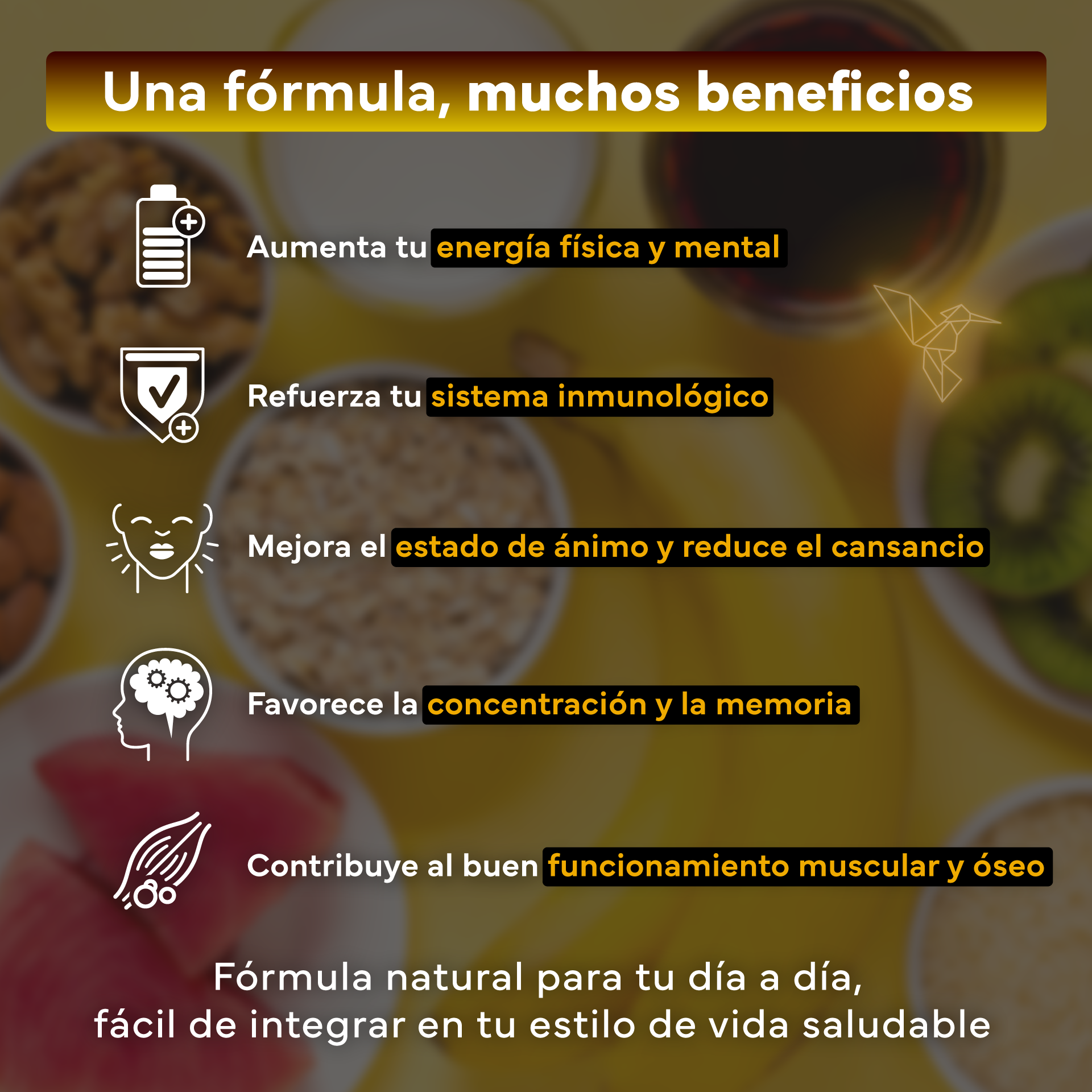 Multivitaminas con ginseng Sevens Nutrition