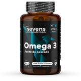 Omega 3 de pescado Sevens Nutrition con 720 mg EPA y 480 mg DHA