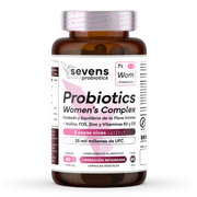 Probióticos Flora Íntima Sevens Nutrition con 5 cepas de Lactobacillus y 25 billion CFU
