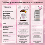 Comprar Cápsulas con 5 cepas probióticas para flora íntima y equilibrio vaginal Sevens Nutrition