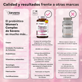 Comprar Cápsulas con 5 cepas probióticas para flora íntima y equilibrio vaginal Sevens Nutrition