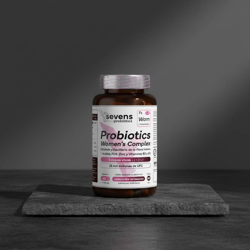 Suplemento probiótico femenino para el equilibrio de la flora íntima
