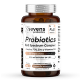Probióticos intestinales Sevens Nutrition con 30 cepas vivas y 200 mil millones de UFC