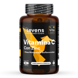 Vitamina C Sevens Nutrition 1000 mg con zinc para aumentar las defensas