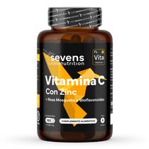 Vitamina C Sevens Nutrition 1000 mg con zinc para aumentar las defensas
