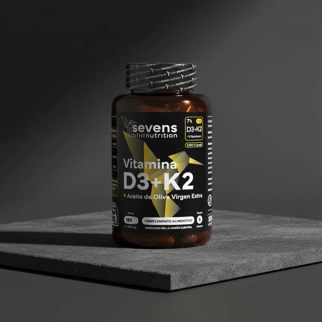 Comprar vitamina D3 2.000 UI y K2-7 100 mcg para apoyar huesos y defensas