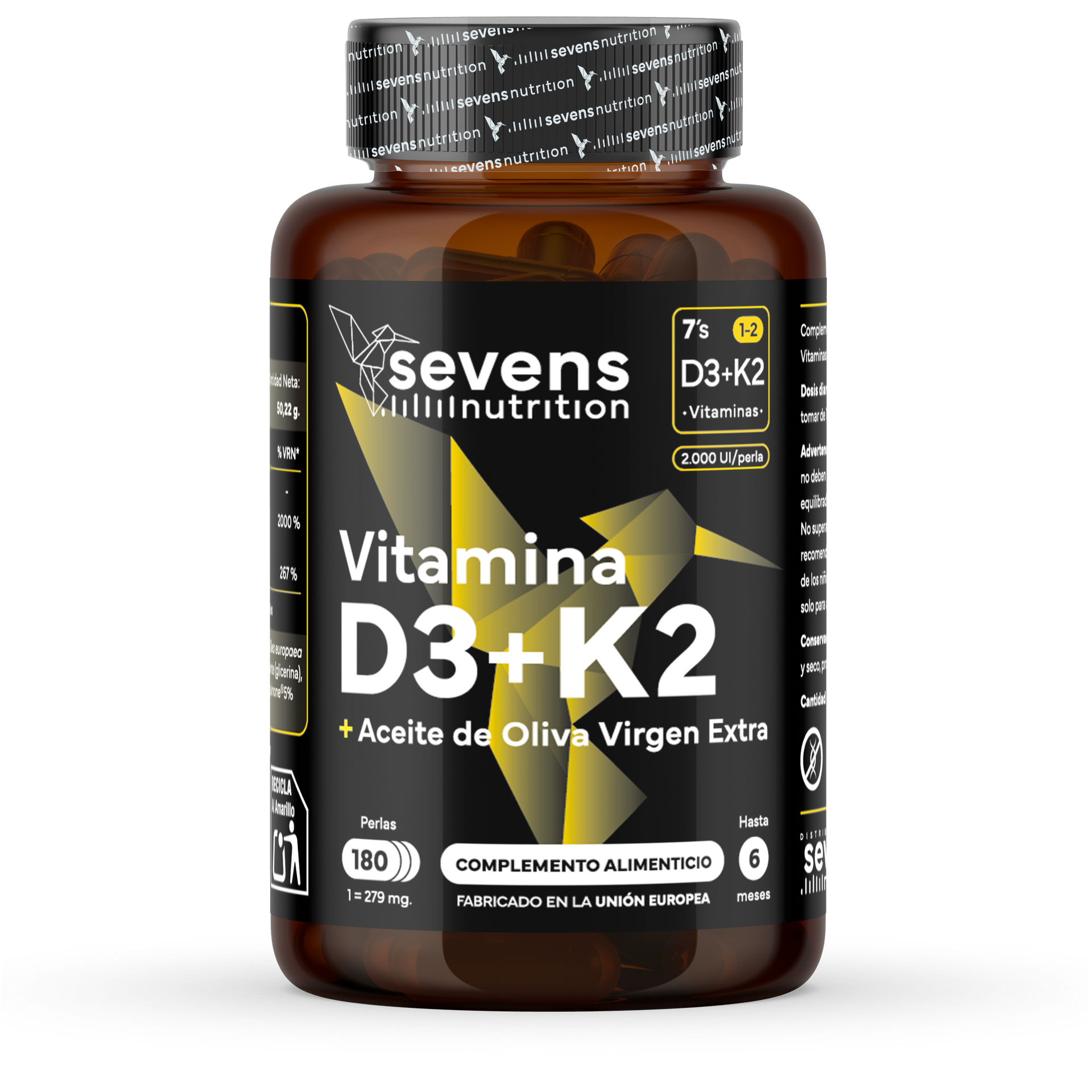Vitamin D3 and K2 – Sevens Nutrition