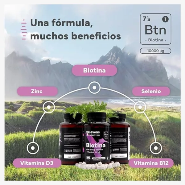 Comprimidos Biotina Sevens